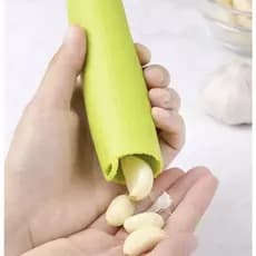 Descascador De Alho VERDE Cozinha Tubo De Silicone Tira Casca