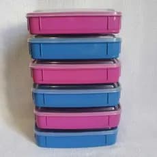KIT 2 PORTA FRIOS PRESUNTO E QUEIJO PLASTICO COLOR