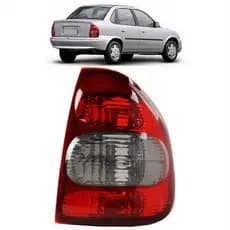 LANTERNA TRASEIRA CORSA SEDAN CLASSIC 2000 A 2010 FUME L/DIR