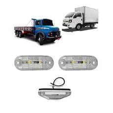 2 LANTERNA PLACA  ONIBUS CAMINHAO CARRETA CARRETINHA REBOQUE LED BIVOLT