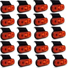 LANTERNA LATERAL CAMINHAO CARRETA FACCHINI LED AM BIVOLT 20 UN