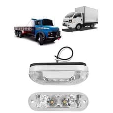LANTERNA PLACA ONIBUS CAMINHAO CARRETA CARRETINHA TRAILERS REBOQUE VAN LED