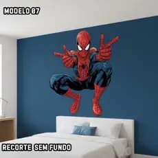 PAPEL DE PAREDE ADESIVO PERSONALIZADO HOMEM ARANHA