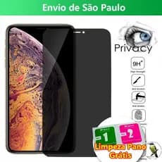 Bemtevi Película de vidro 3D Privativa  Anti Spy Para IPhone Todos Modelos Privacidade Para 7 8 XS XR 11 12 13 14 ProMax