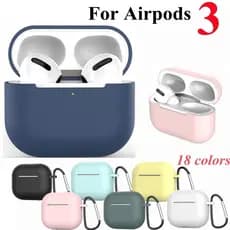 AppleFans Capa Case Protetora De Silicone para iPhone AirPods 3 AirPods 2ª geração
