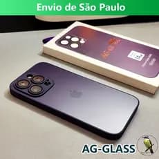 -Bemtevi-Capa AG-Glass para iPhone De Vidro Fosco Alta Qualidade Capinha iPhone 11 13 12  PRO MAX 14 13 pro max 12 pro max