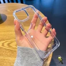 Capa Capinha SPACE 2ª Geração Transparente AG-GLASS de vidro fosco Clear Drop Protection Casing pra iPhone 6 7 8 Plus X XS MAX 11 12 13 14 15 promax