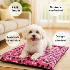 Cama Pet Para Cães e Gatos Colchonete Caminha Pet Lavável Colchonete Térmica Fofinha