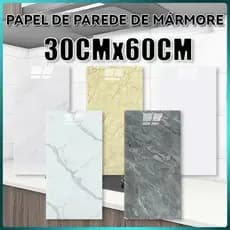 KIT Placa Adesiva 3d Mármore De Parede Relevo Lavável 30cm X 60cm