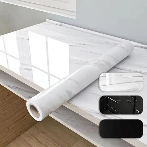 Adesivos de cozinha Resistente a Agua/Óleo/Fogo/Alta Temperatura - Usável em fogão/armário/porta Inovação com Filme