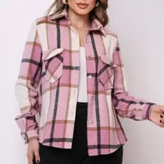 Camisa Xadrez Flanelado Por Fora Grosso Festa Junina Moda Feminina COD 089