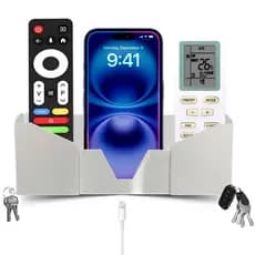 Suporte De Parede 5 em 1 Controle Remoto Ar Celular Universal Chave