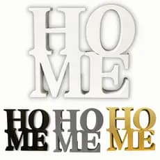 Home Letreiro Decorativo Doce Lar Moderno Fé Inspiração Estilo Presente Religioso Mesa Estante Decoração Casa