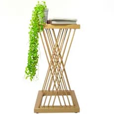 Mesa de Canto Lateral Industrial Dourado Metalon e Pintura Eletrostática Alto Padrão Excelente Qualidade com Garantia