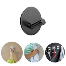 Gancho Inox Adesivo 3m Parede Suporte Cabide Autocolante Pendurar Chave Roupa Utensílios Resistente Multiuso Universal
