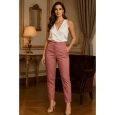 CALÇA ALFAIATARIA FEMININA SKINNY CALÇA SOCIAL COM BOLSOS DIVERSAS CORES