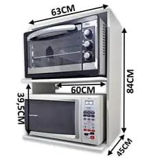 Nicho Suporte De Parede Para Microondas E Forno Mdf Madeira