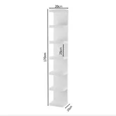 Estante Torre 170 cm em MDF | Organizador Multiuso com Prateleiras | Para Quarto, Escritório e Decoraçã