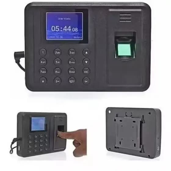 Relógio De Ponto Com Leitor Biométrico Impressão Digital Linha PREMIUM! 2025!