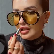 Mulheres Marca Luxo Designer Óculos De Sol Vintage Superado Feminino Preto Moda Óculos