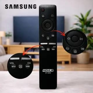Controle remoto SAMSUNG para TV SMART LCD / NETFLIX, PRIME VIDEO / HY-304