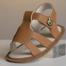 Sandália Masculino Infantil Confortável Qualidade Menino Criança Lisa Shoes Compre Já