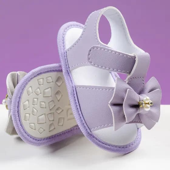 Sandália Feminina Infantil Batizado Confortável Menina Criança Promoção Lisa Shoes Envio Imediato