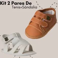 Kit 2 Pares Tênis + Sandália Masculino Confortável Bebê Envio Rápido Original Compre Já