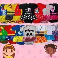 Body Bebe Menina - Temático mesversário 100% Algodão
