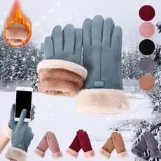 Luvas Femininas Touch Screen Pelucia Forrado Grosso