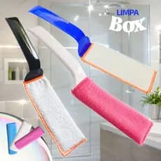 Transpasse limpa box com refil limpeza de manchas em local de dificil acesso