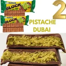 Kit 2 Tablete Chocolate ao Leite Recheio Pistache Dubai Style 165g Arcor Crocância extrema
