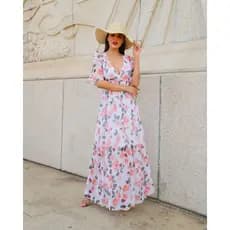 vestido estampado floral