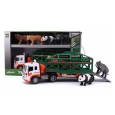 Caminhão de Brinquedo Transporte de Animais 1:16 - Brink Center