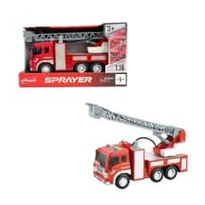 Caminhão de Bombeiro Solta Água com Luz e Som 1:16 - Brink Center