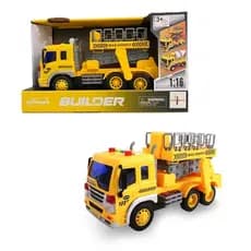 Caminhão de Construção Plataforma com Som e Luzes 1:16 - Brink Center
