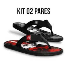 Kit 2 Pares chinelo mascolino chinelo masculino antiderrapante chinela masculina antiderrapante