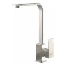 Torneira Quadrada Cozinha/ Lavabo Aço Inox 304 Quente E Fria