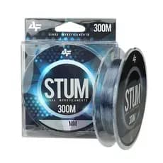 Linha de Pesca Albatroz Stum Monofilamento 300Mts Cinza