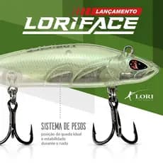 Isca Artificial Sinking Loriface 85 Spinner Lançamento-Cores