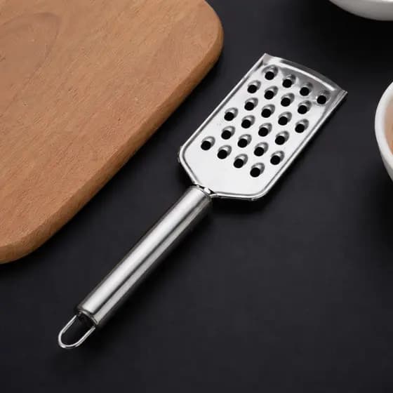 Ralador De Aço Grosso Inox Multifuncional Para Queijo E Legumes Cozinha