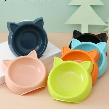 Comedouro Pote de Gato Infantil Pet Tigela Alimentação Divertida e Funcional Premium 250ml