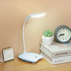 USB As três cores Luminária Mini Abajur de Mesa Dobrável Flexível Sem Fio Recarregável Led USB para Leitura