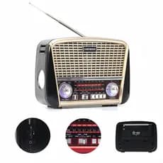 Rádio Retrô Vintage Portátil com bluetooth carregavel na Tomada / pilha Am Fm Sw Pendrive Com Sd Usb para Reprodutores de Rádio e Cassete