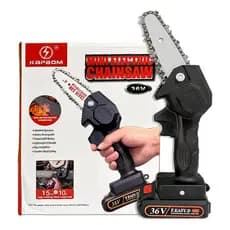 Mini Moto Serra Elétrica A Bateria Lítio 36v Bivolt Portátil Corta Tudo Premium 2024