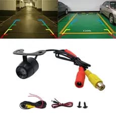 Câmera de Ré à Prova d'Água com Visão Noturna CCD AHD 720P Câmera De Visão Traseira Do Carro Monitor