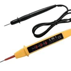 Caneta Medidora Tensão 3 em 1 110v 150v 220v 300v 380v 500v Ac/dc,Testador de tensão de automóvel, detector de luz de teste