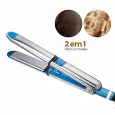 Prancha de Cabelo e Chapinha Super Nano Titanium Optima 3000 BIVOLT Profissional 465° F Ming
