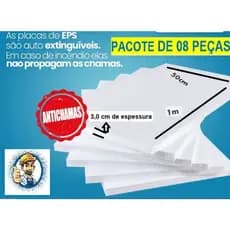 Placas Isopor Kit 30mm C/7 Unidades