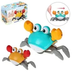 Caranguejo Fujão com Sensor de Aproximação + Som Brinquedo Interativo Infantil Anda para os Lados